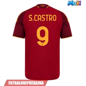 Lacne Muži Futbalové dres AS Roma Santiago Castro #9 2026-27 Krátky Rukáv - Domáci
